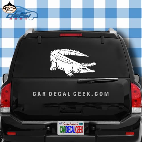 thumbnail image 2 of Gloss Black Alligator Animal Texture Vinyl Car Auto Wrap Sticker Decal Film Roll 2 of 3