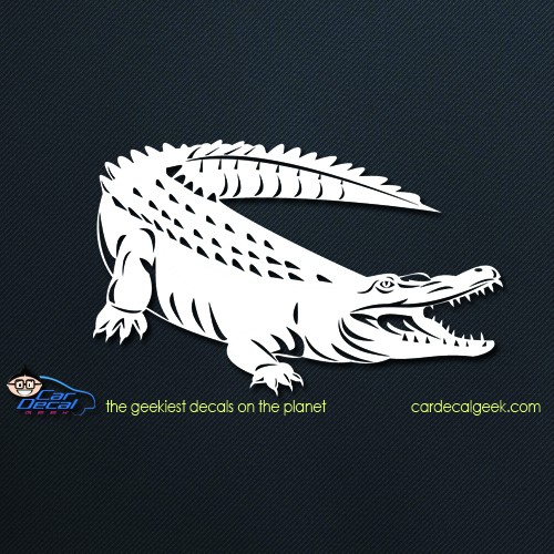 Alligator Car Bumper Sticker Decal ''SIZES'' 