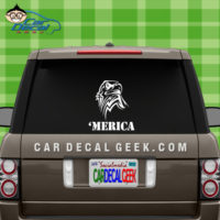 'Mercia USA Eagle Head Car Window Decal Sticker