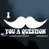 I Mustache Ask You a Question Car Window Decal