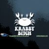 Krabby Bitch Car Window Decal