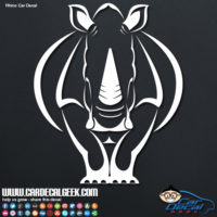 Rhino Rhinoceros Car Window Decal Sticker Graphic