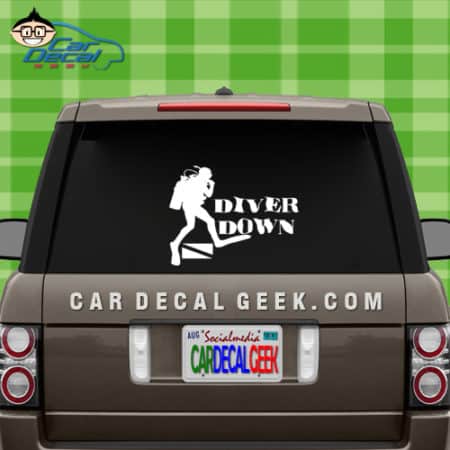 Certified Scuba Diver Car Window Decal Sticker Graphic