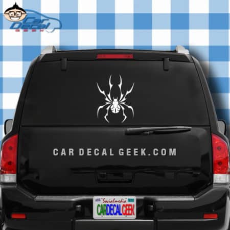 Wicked Cool Tribal Spider Vinyl Car Decal Graphic | Window Stickers