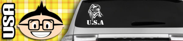 USA, America, Patriotic Car Decals Stickers Graphics