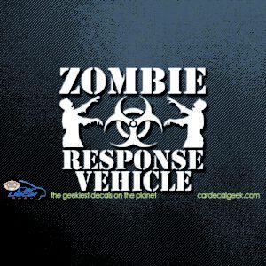 Decals Zombie Window Car