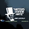 Abe Lincoln Haters Gonna Hate Car Decal