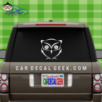 Cute Little Owl Car Window Decal Sticker