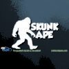 Skunk Ape Bigfoot Car Window Decal Sticker