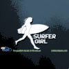 Surfer Girl Car Window Decal Sticker Graphic