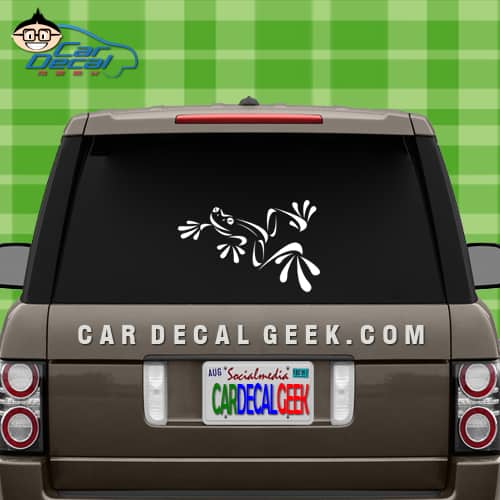 Tree Frog Car Window Decal Sticker