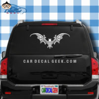 Tribal Bat Car Decal Sticker Graphic