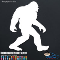 Bigfoot Walking Car Window Decal Sticker