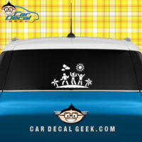 Beach Party Car Sticker Decal Graphic