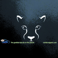 Panther Mountain Lion Cougar Car Decal