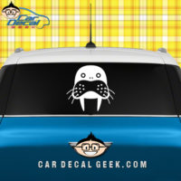 Cute Walrus Car Window Decal Sticker