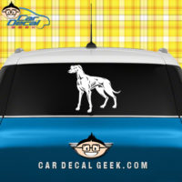Greyhound Dog Car Window Decal Sticker