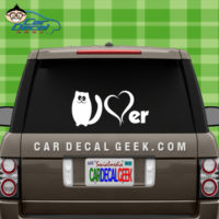 Cat Lover Car Window Decal Sticker