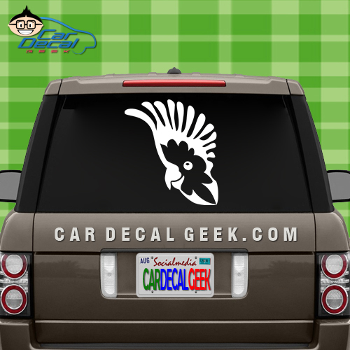 Cockatoo Parrot Car Window Decal Sticker Graphic