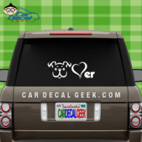 Dog Lover Car Window Decal Sticker