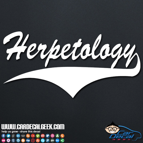 Herpetology Decal