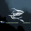 Menacing Scary Shark Decal for Cars