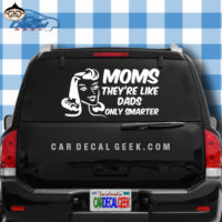 Humorous Mom Car Decal Sticker
