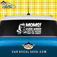 Funny Mom Car Sticker Decal
