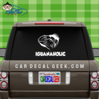 Iguanaholic Car Window Sticker