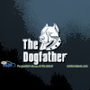 Pitbull Dogfather Sticker
