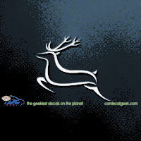 Hunting Deer Car Decal