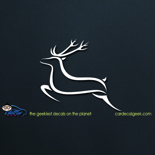 Hunting Deer Car Decal