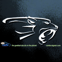 Panther Car Decal