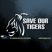 Save Our Tigers Car Decal