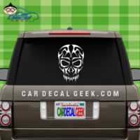 Tribal Skull Car Window Decal Sticker