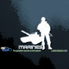 Marine Soldier with Tank Car Decal