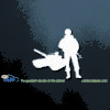 Soldier and Tank Car Decal
