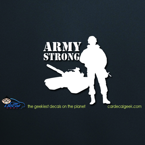 Army Strong Car Decal