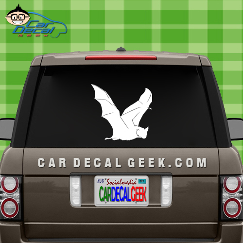 Flying Bat Car Window Decal Sticker