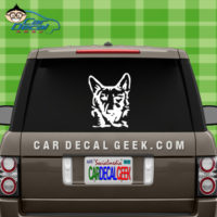 German Shepard Car Window Sticker Decal