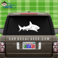 Great White Shark Car Window Decal Sticker