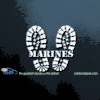 Marines Combat Boots Car Decal