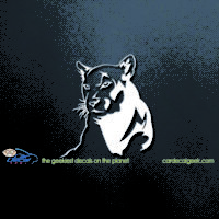 Cougar Mountain Lion Panther Car Decal