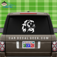 Lion Car Window Decal Sticker