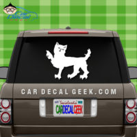Zombie Cat Car Decal