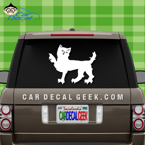 Zombie Cat Car Decal Zombie Cat Car Decal
