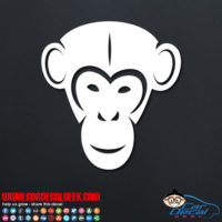 Chimpanzee Face Decal