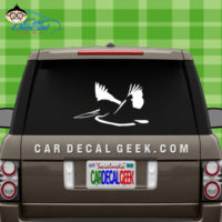 Pelican Bird Car Window Decal