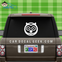 Cute Owl Car Window Sticker Decal