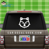 Cute Wolf Car Window Decal Sticker